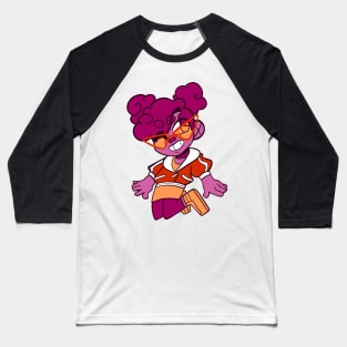 April Lesbian Flag ROTTMNT Baseball T-Shirt